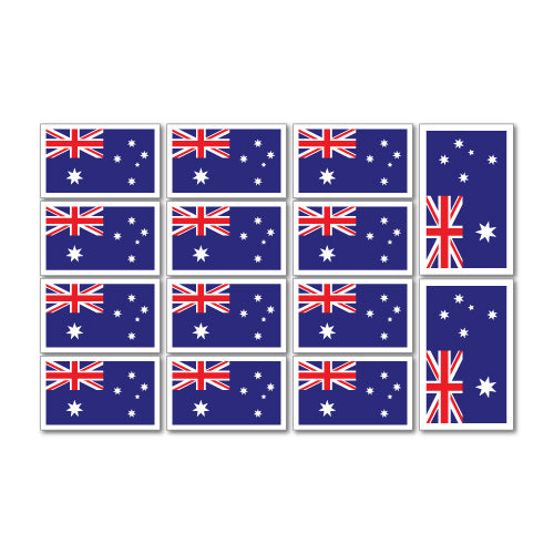 Australian Flags Sticker