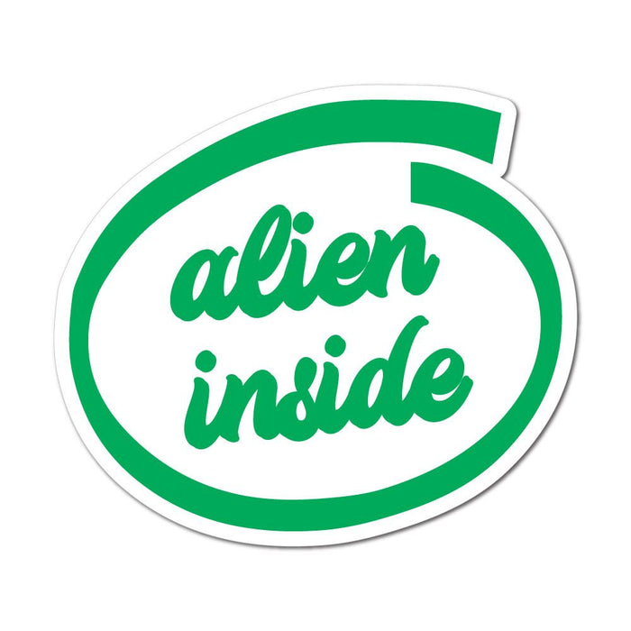 Alien Inside Sticker Decal