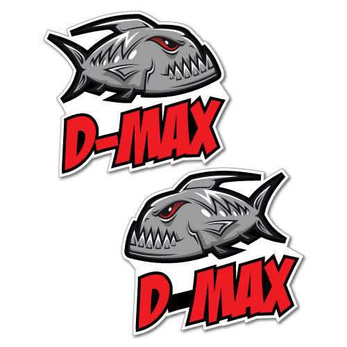4X4 Piranha Sticker For D-Max