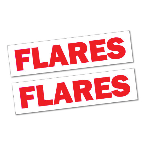 Flares Marine Boat Sticker