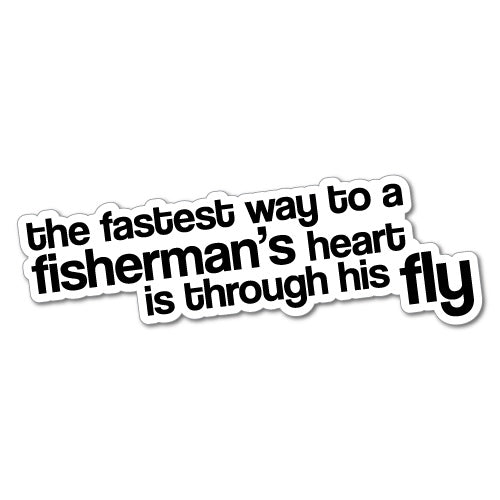 Fastest Way To Fishermans Heart Sticker