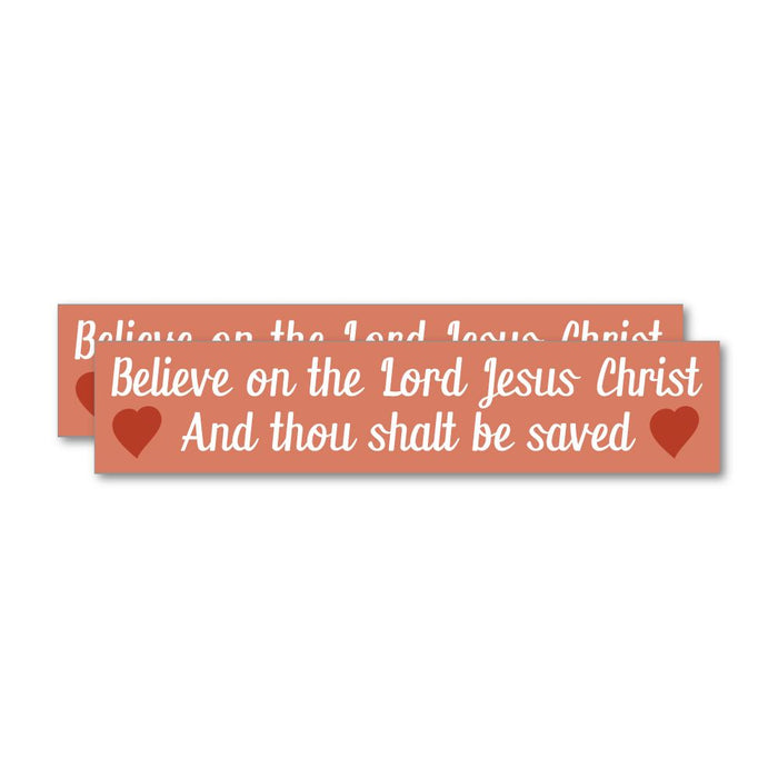 2X Believe In The Lord Sticker Decal