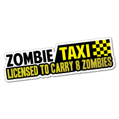 Zombie Taxi Sticker
