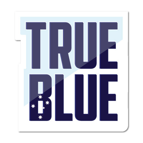 True Blue Sticker