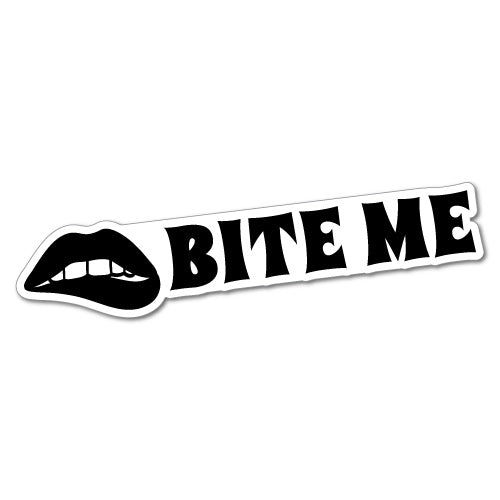 Bite Me Lips Sticker