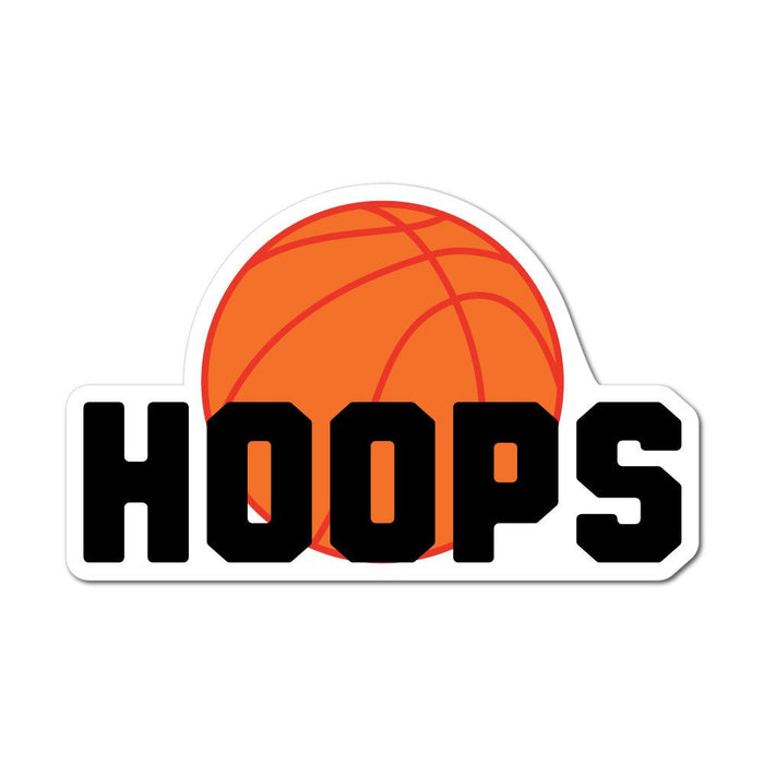 Basket Hoops Sticker Decal