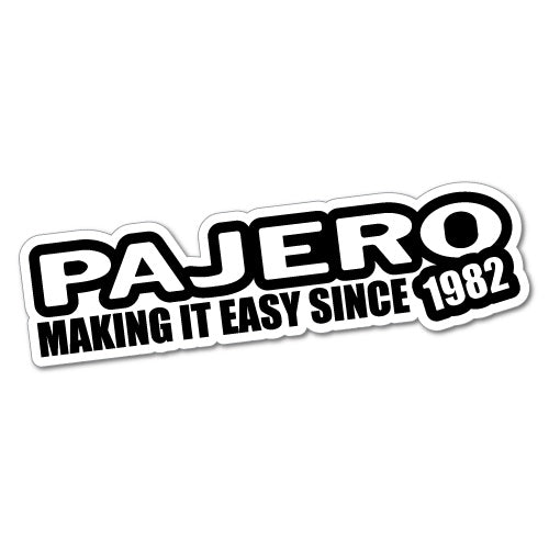 Pajero Since 1982 Sticker