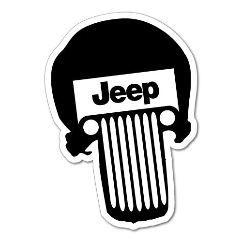 Skull Sticker For Jeep