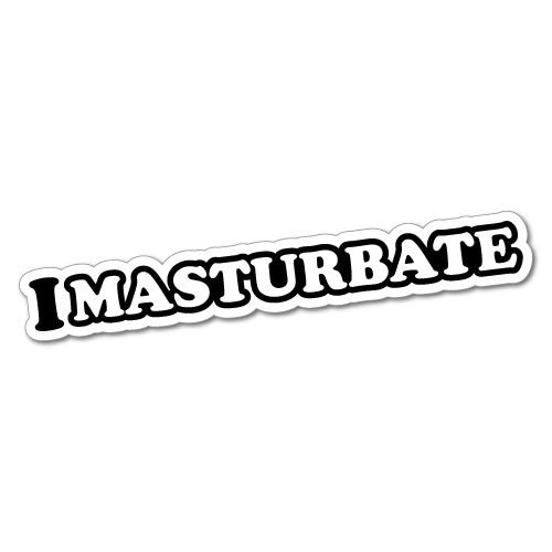 I Masturbate Sticker