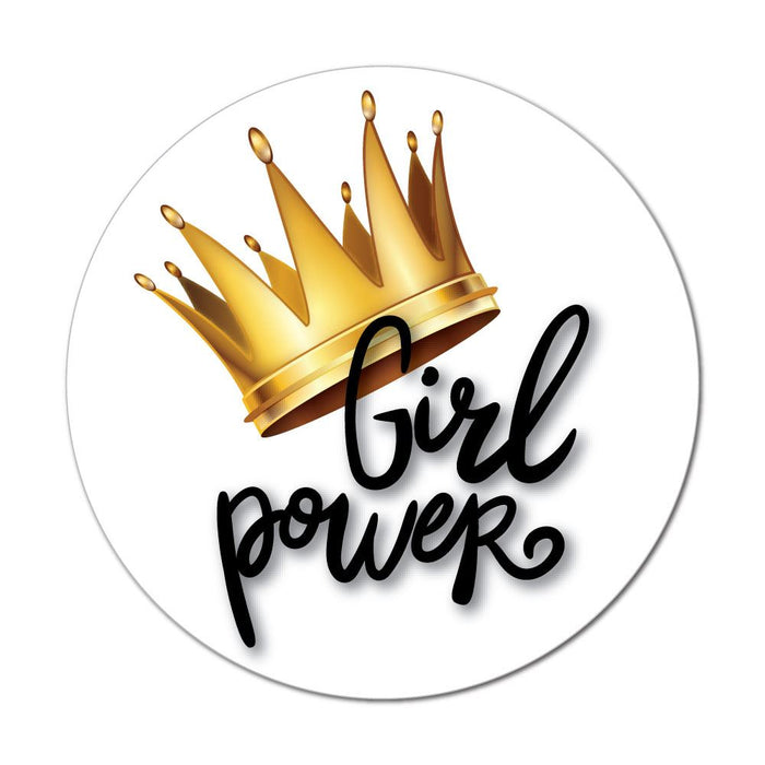 Girl Power Crown Sticker Decal
