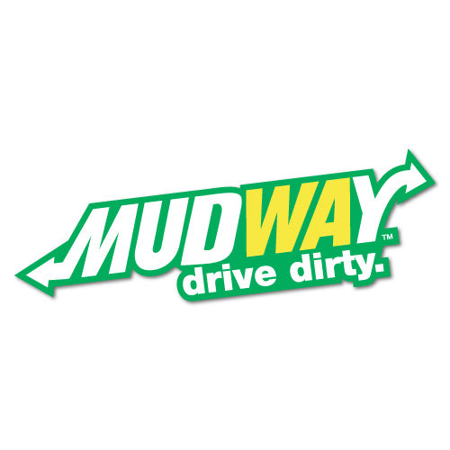 Mud Offroad Way Drive Dirty Sticker