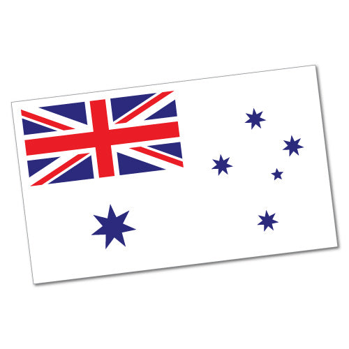 Australian White Ensign Flag Sticker