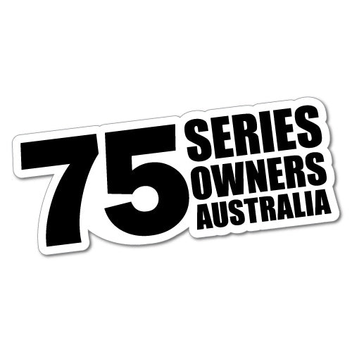 75 Series Owner Australia Sticker