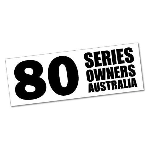 80 Series Owner Australia Sticker