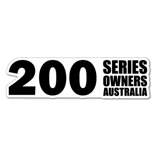 200 Series Owner Australia Sticker