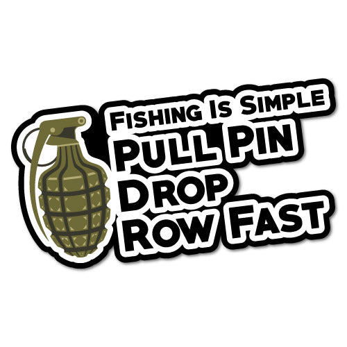 Fishing Is Simple Sticker