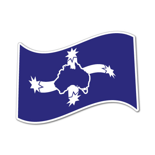 Eureka Australia Continent Flag Sticker