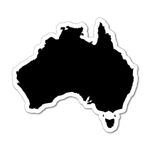 Australian Continent Sticker