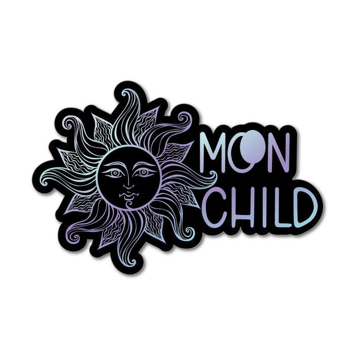 Moon Child Laptop Car Sticker Decal