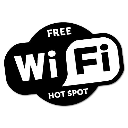 Free Wifi Hotspot Sticker
