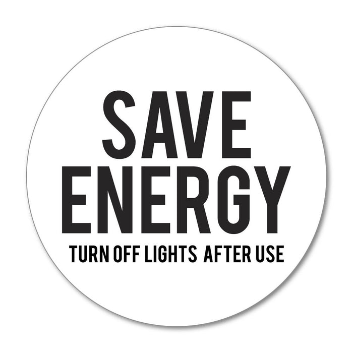 Save Energy Sticker Decal