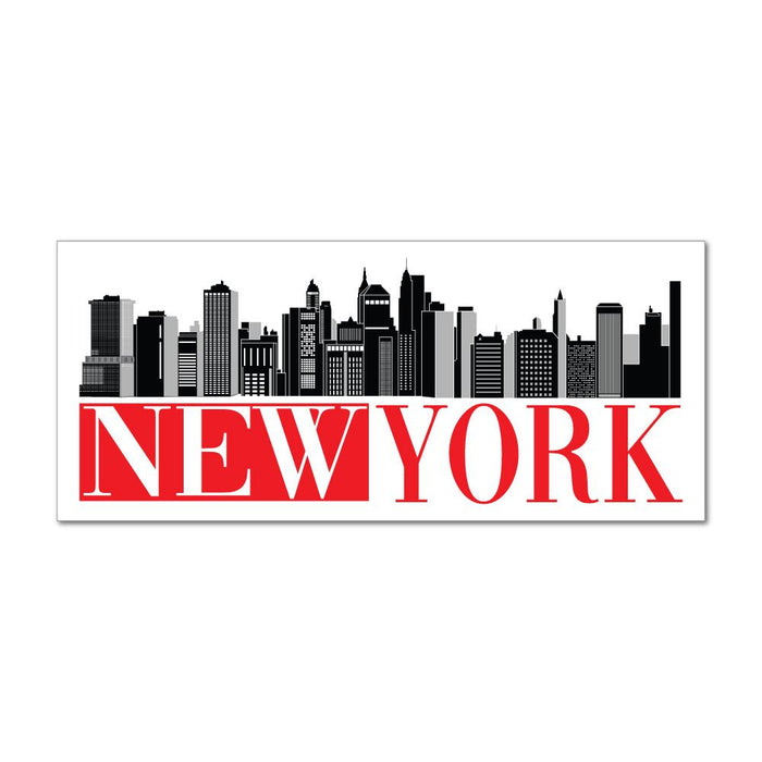 New York City Skyline Sticker Decal