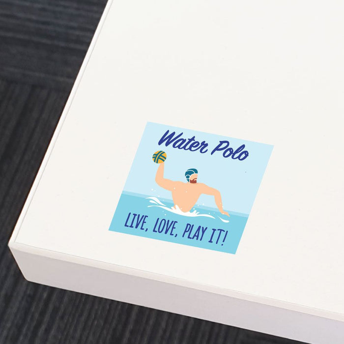 Water Polo Live Love Play It Sticker Decal