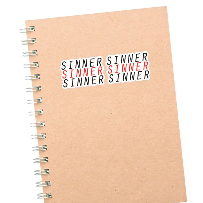 2X Im A Sinner Sticker Decal