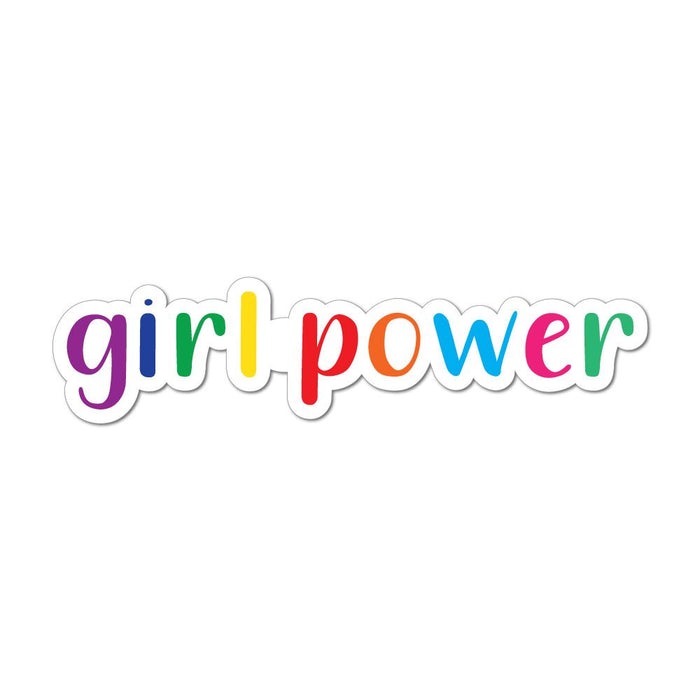 Girl Power Laptop Car Sticker Decal
