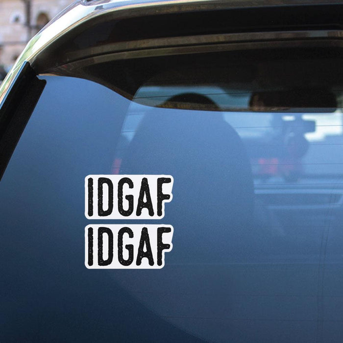 2X I Don’T Give A Fck Sticker Decal