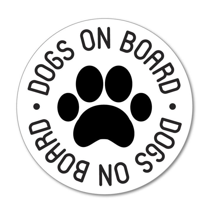 Dogs On Board  Sticker Decal