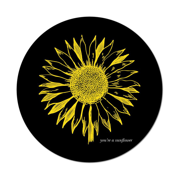You'Re A Sunflower Lyrics Flower Yellow Cute Sunshine Hippie Car Sticker Decal