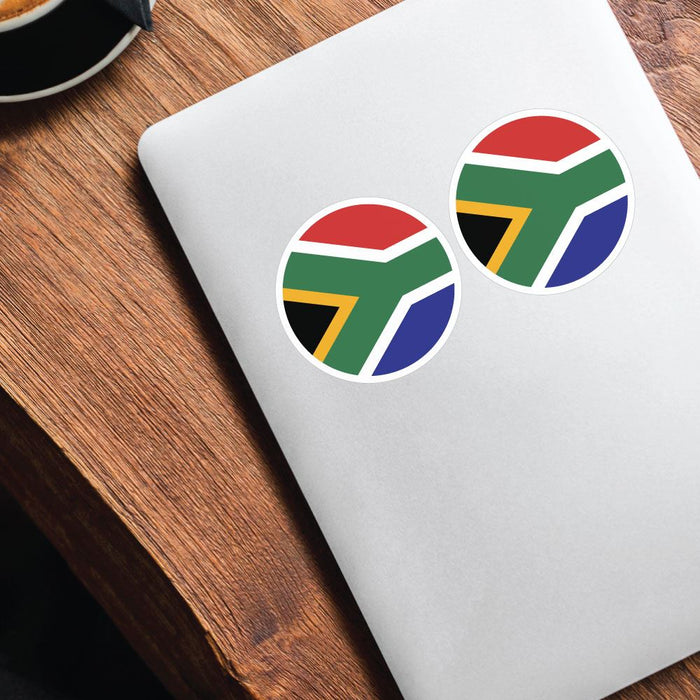 South African Flag X2 Sticker Decal