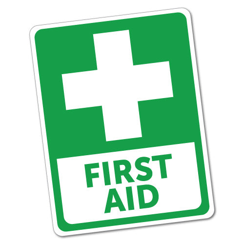First Aid Sticker