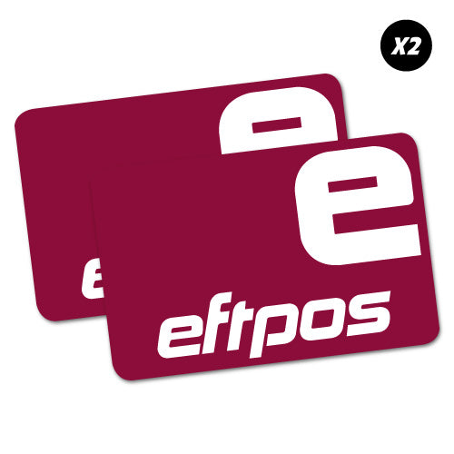 2 X Eftpos Sticker