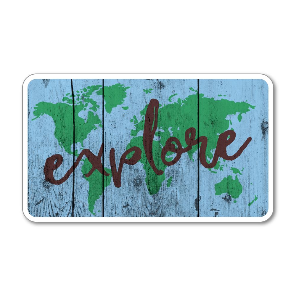 Explore Sticker Decal | Travel Stickers - Sticker Collective