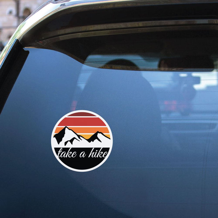 Take A Hike In The Mountains Sticker Decal