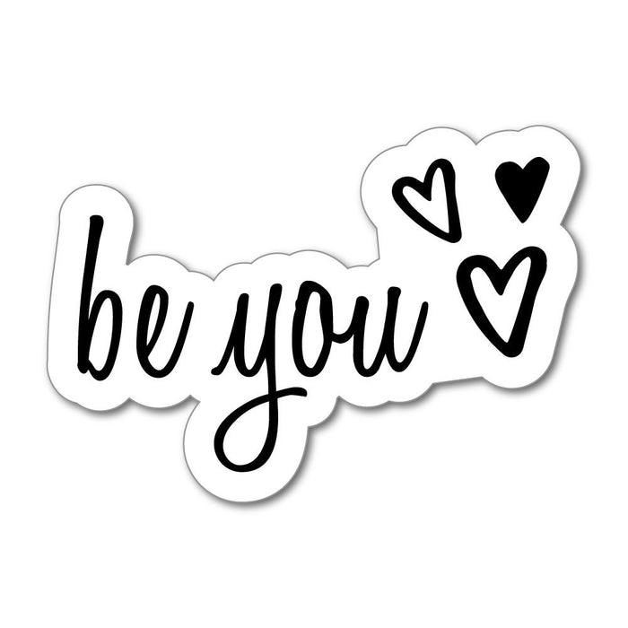 Be You Heart Love Hearts Cute Inspiration Laptop Car Sticker Decal