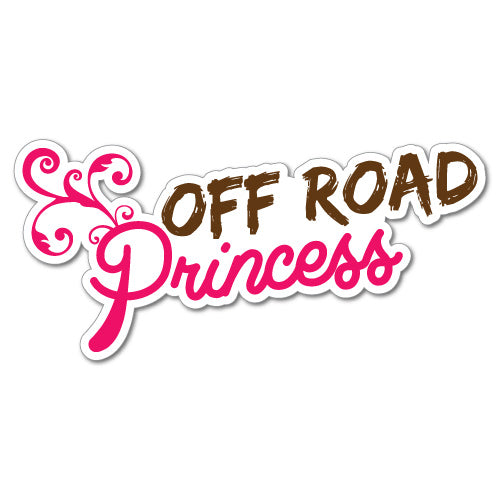 Off Road Princess Sticker 4X4 4Wd Offroad