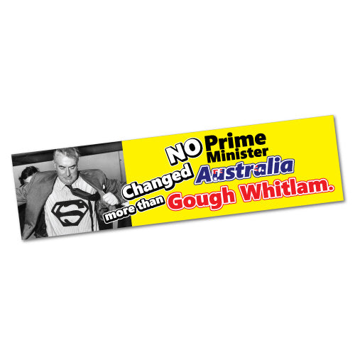 Gough Whitlam Changed Austrtalia Sticker