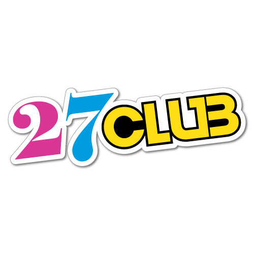 27 Club Musicians Sticker