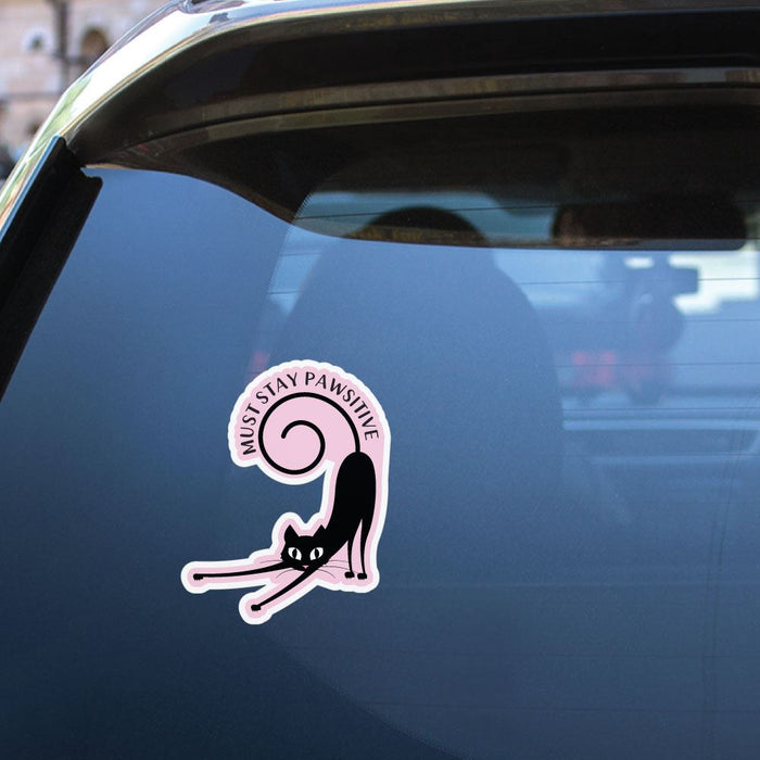 Must Stay Pawsitive Sticker Decal