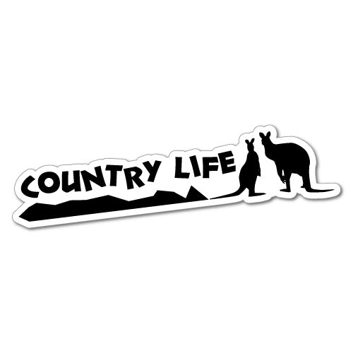 Country Life Outback 4X4 4Wd Offroad Bush Sticker