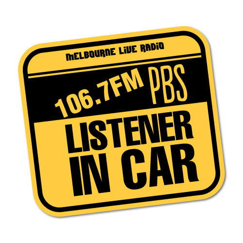 Pbs Listener In Car Sticker