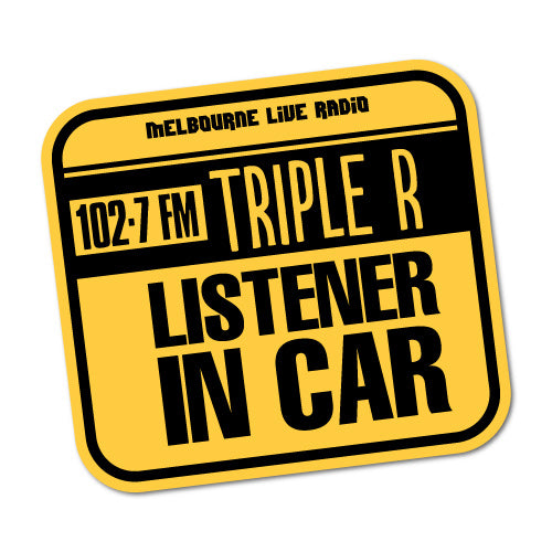 Triple R Listener In Car Sticker