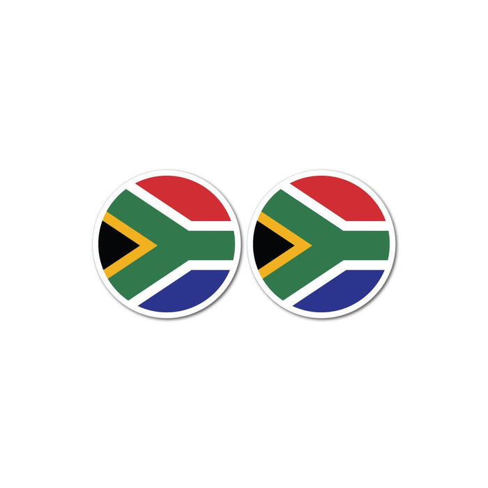 South African Flag X2 Sticker Decal