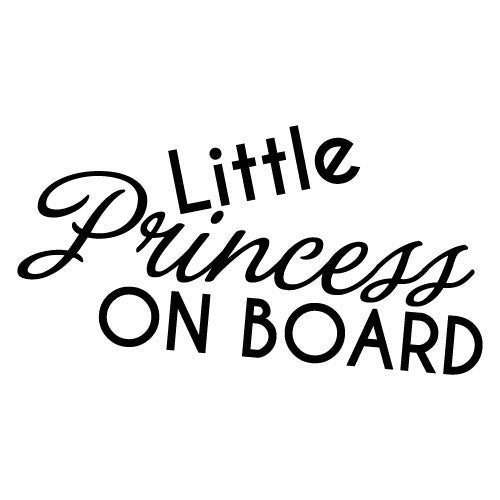 Little Princess On Board Sticker