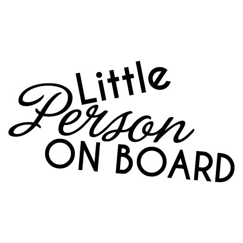 Little Person On Board Sticker
