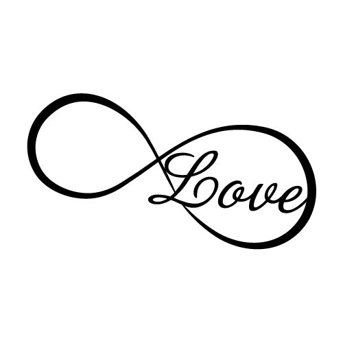 Love Infinity Sticker | Love Stickers - Sticker Collective