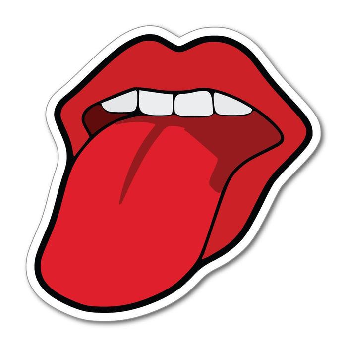 Lips Tongue Sexy Teeth Mouth  Car Sticker Decal